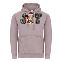Vintage Zinc christmas joy with heifer cow Vintage Hoodie - RanaPortraitStore