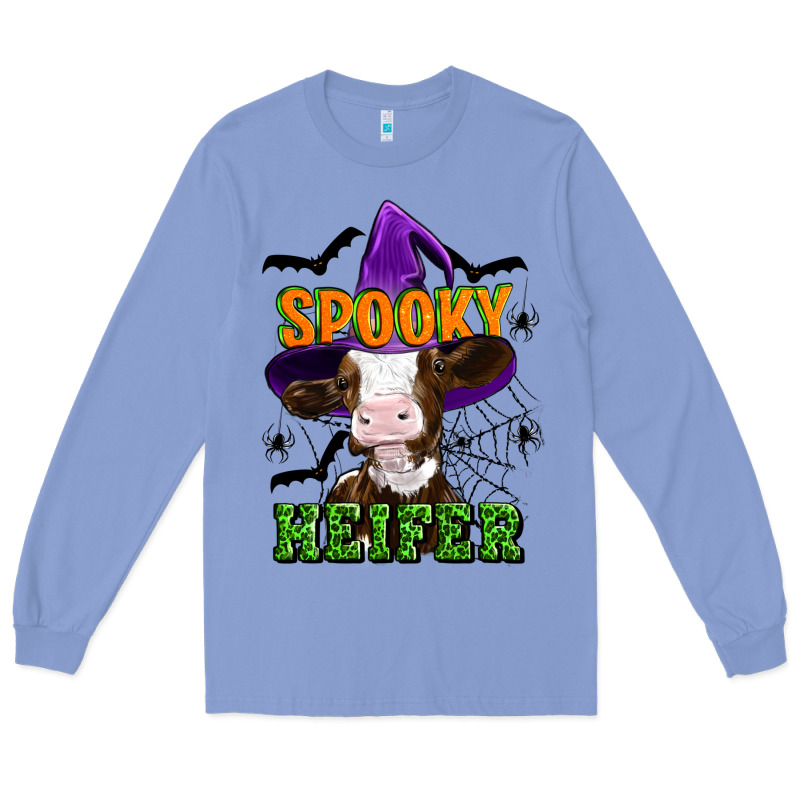Spooky Heifer Halloween Long Sleeve Tee by Artiststas | Teevron