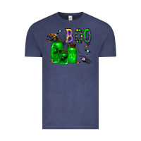 Vintage Denim boo drink Vintage Tee - CowhideDigitalArt