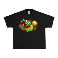 Black Tennis Christmas With Racket And Hat Urban Heavy Tee - FaDigitalArtStudio