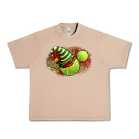 Burro Tennis Christmas With Racket And Hat Urban Heavy Tee - FaDigitalArtStudio