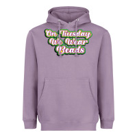 Lavender on tuesday we wear beads Heavyweight Hoodie - MaliasSmallBusiness