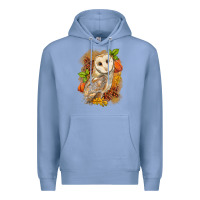 Colony Blue Fall Owl Premium Hoodie - LillyAllenDesigns