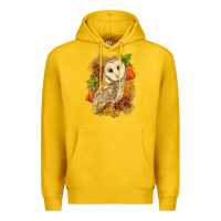 Lemon Fall Owl Premium Hoodie - LillyAllenDesigns