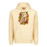Pina Colada Fall Owl Premium Hoodie - LillyAllenDesigns