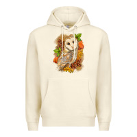 Sandshell Fall Owl Premium Hoodie - LillyAllenDesigns