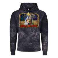 Cloud Black merry christmas holy family Vintage Hoodie - RanaPortraitStore