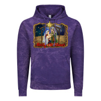 Cloud Purple merry christmas holy family Vintage Hoodie - RanaPortraitStore