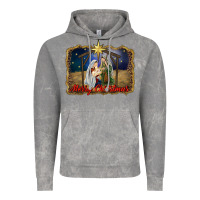 Merry Christmas Holy Family Vintage Hoodie | Teevron