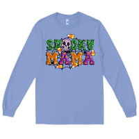 Colony Blue Spooky mama Long Sleeve Tee - Artiststas
