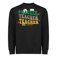 Black teacher teacher teacher Heavyweight Sweatshirt - Zillion Design Studio