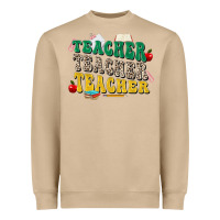 Mushroom teacher teacher teacher Heavyweight Sweatshirt - Zillion Design Studio