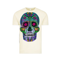 Vintage Arctic sugar skull Vintage Tee - FaDigitalArtStudio