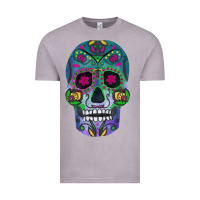 Vintage Zinc sugar skull Vintage Tee - FaDigitalArtStudio