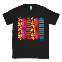 Black Pink Leopard Serape Brush Strokes Classic Tee - Bettercallsaul