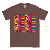 Chestnut Pink Leopard Serape Brush Strokes Classic Tee - Bettercallsaul