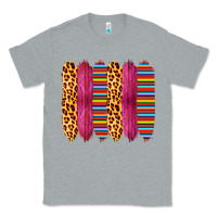 Heather Grey Pink Leopard Serape Brush Strokes Classic Tee - Bettercallsaul