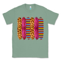 Sage Pink Leopard Serape Brush Strokes Classic Tee - Bettercallsaul