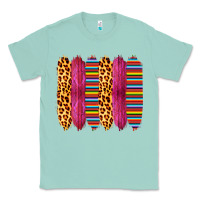 Seafoam Pink Leopard Serape Brush Strokes Classic Tee - Bettercallsaul