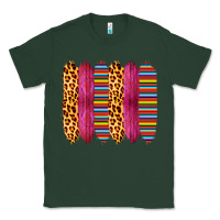 Sports Green Pink Leopard Serape Brush Strokes Classic Tee - Bettercallsaul