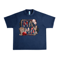 Navy mama baseball Urban Heavy Tee - RacoonDesign