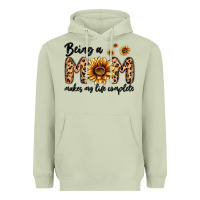 Matcha being a mom makes my life complete Heavyweight Hoodie - MaliasSmallBusiness