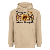 Mushroom being a mom makes my life complete Heavyweight Hoodie - MaliasSmallBusiness
