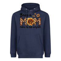 Navy being a mom makes my life complete Heavyweight Hoodie - MaliasSmallBusiness