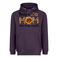 Plum being a mom makes my life complete Heavyweight Hoodie - MaliasSmallBusiness