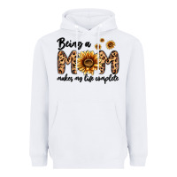 White being a mom makes my life complete Heavyweight Hoodie - MaliasSmallBusiness