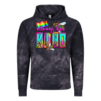 Cloud Black always bee kind Vintage Hoodie - Zillion Design Studio