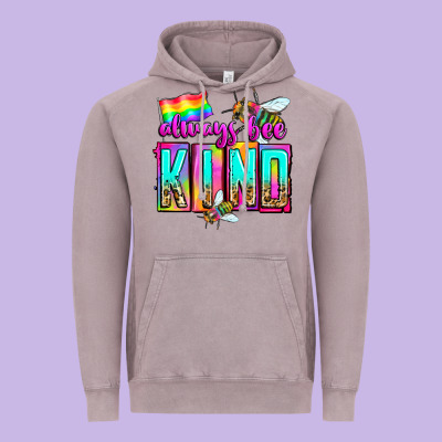 Always Bee Kind Vintage Hoodie Designed By Zillion Design Studio