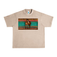 French Oak western horse serape tooled leather leopard  sippy cup Urban Heavy Tee - BarkalooDesign