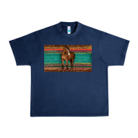 Navy western horse serape tooled leather leopard  sippy cup Urban Heavy Tee - BarkalooDesign