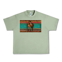 Oil Green western horse serape tooled leather leopard  sippy cup Urban Heavy Tee - BarkalooDesign
