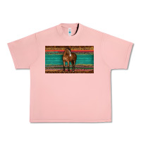 Salmon western horse serape tooled leather leopard  sippy cup Urban Heavy Tee - BarkalooDesign