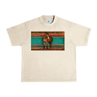 Sandshell western horse serape tooled leather leopard  sippy cup Urban Heavy Tee - BarkalooDesign