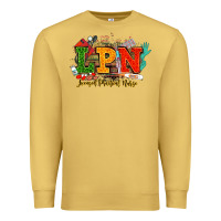 Antique Gold lpn licensed practical nurse juneteenth Premium Sweatshirt - NancyCooperArtShop