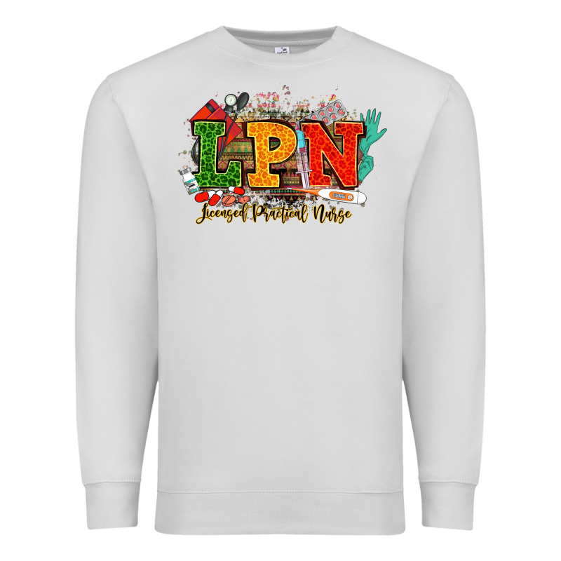 Lpn Licensed Practical Nurse Juneteenth Premium Sweatshirt by NancyCooperArtShop | Teevron