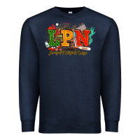 Navy lpn licensed practical nurse juneteenth Premium Sweatshirt - NancyCooperArtShop