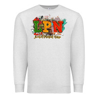 Oatmeal Heather lpn licensed practical nurse juneteenth Premium Sweatshirt - NancyCooperArtShop