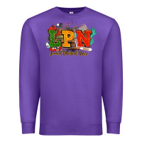 Purple lpn licensed practical nurse juneteenth Premium Sweatshirt - NancyCooperArtShop