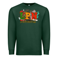 Sports Green lpn licensed practical nurse juneteenth Premium Sweatshirt - NancyCooperArtShop