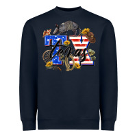 Navy texas tx Heavyweight Sweatshirt - Zillion Design Studio