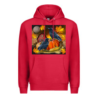 Cardinal Fall Crow Premium Hoodie - LillyAllenDesigns