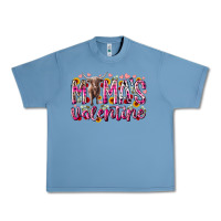 Pebble Blue mama is valentine Urban Heavy Tee - RacoonDesign