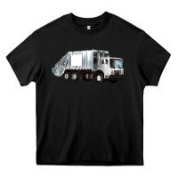 Black garbage truck Heavy Core Tee - Artiststas