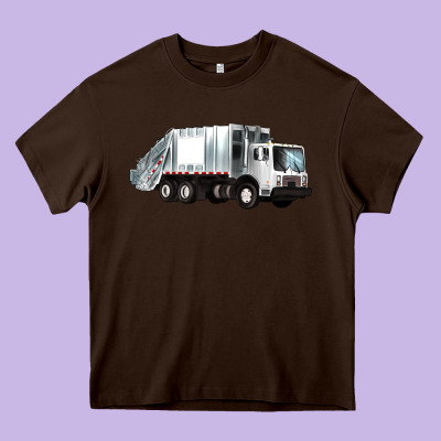 Garbage Truck Heavy Core Tee Designed By Artiststas