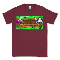 Burgundy custom name freak ghosts license plate Classic Tee - BundleAndBundleShop
