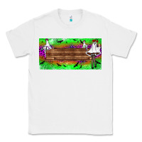 White custom name freak ghosts license plate Classic Tee - BundleAndBundleShop